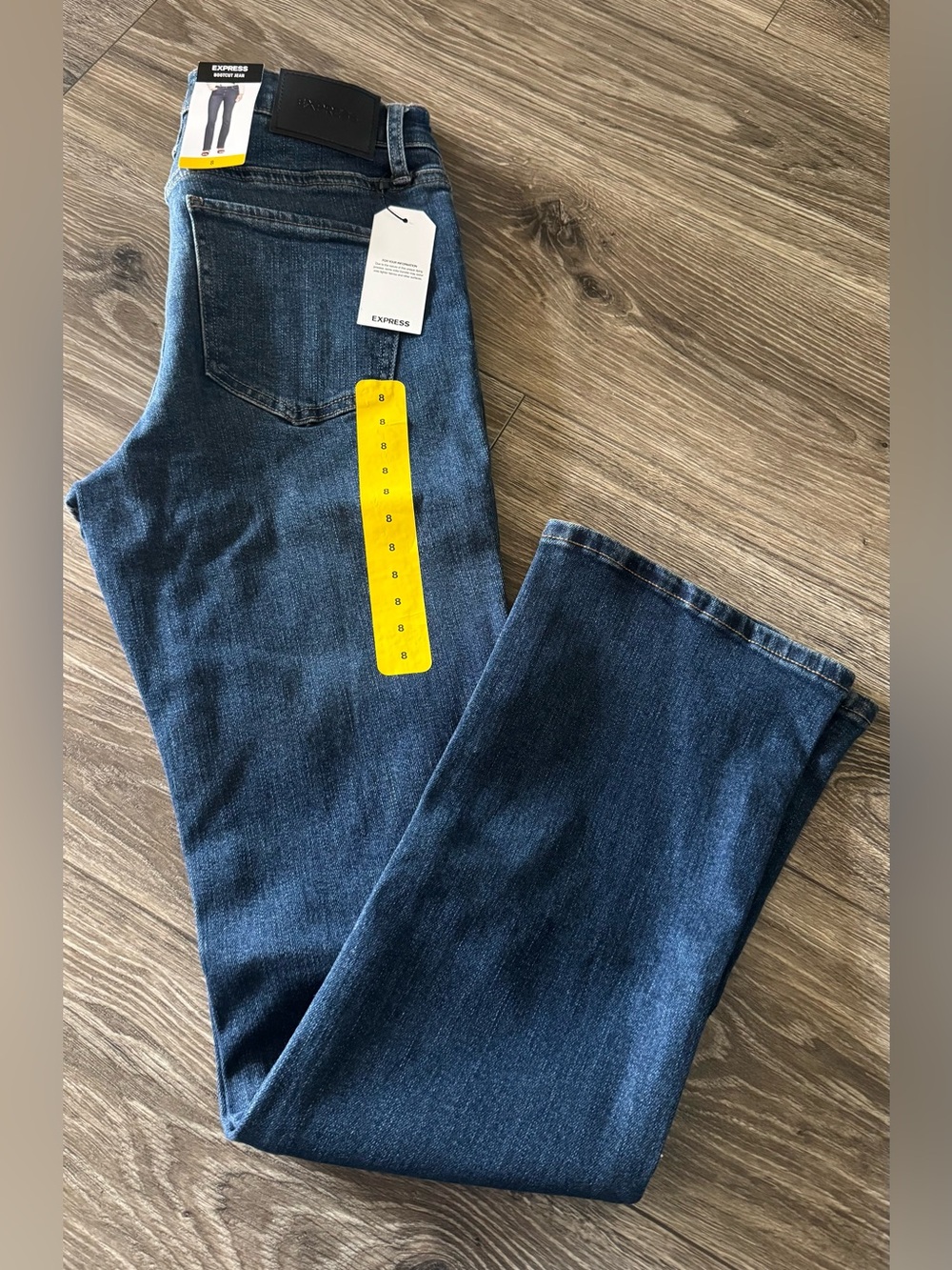 NWT Express Women’s Dark Blue Boot Cut Jeans